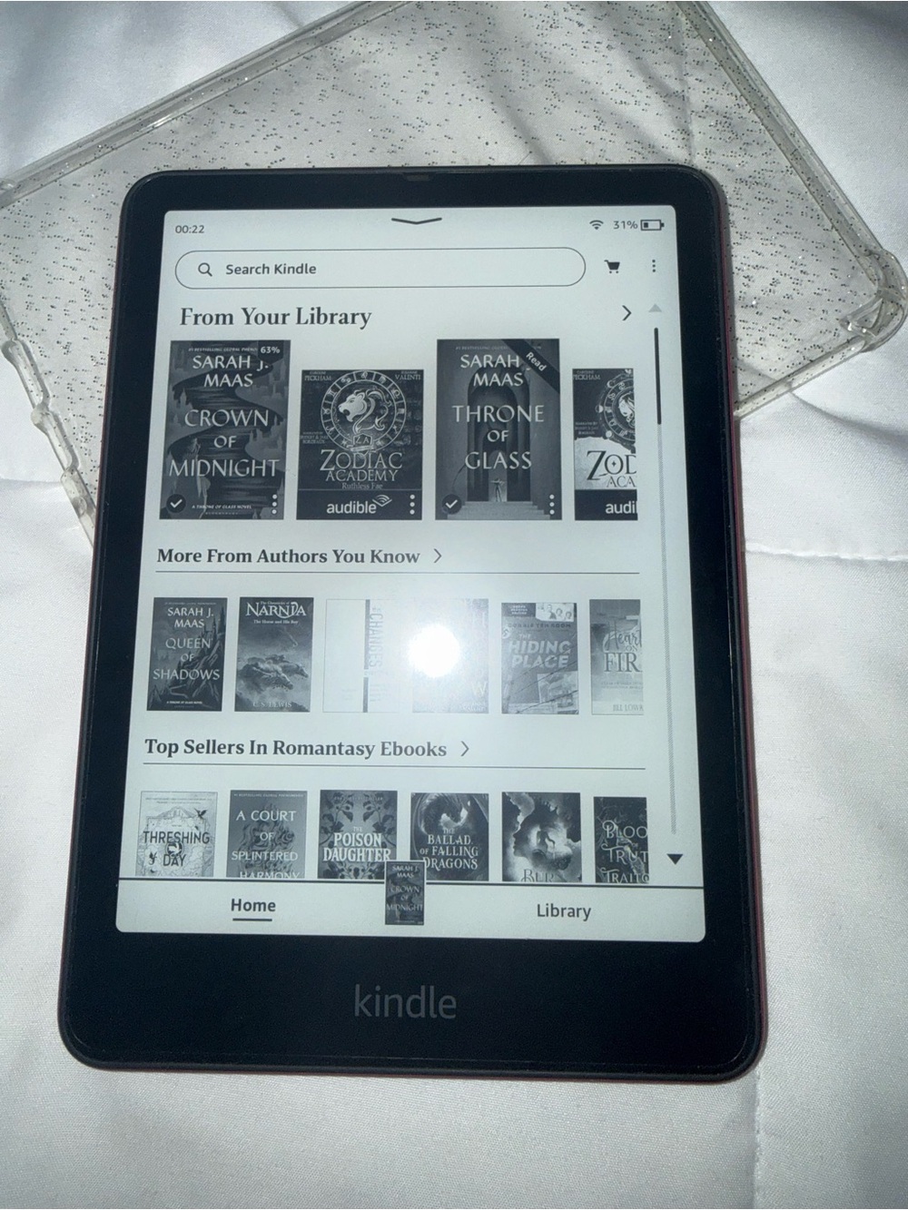 Amazon Kindle E-Reader - Metallic Raspberry